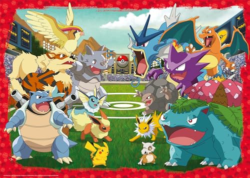 Ravensburger Puzzle Pokémon Kräftemessen - 1000 Teile Puzzle für Erwachsene