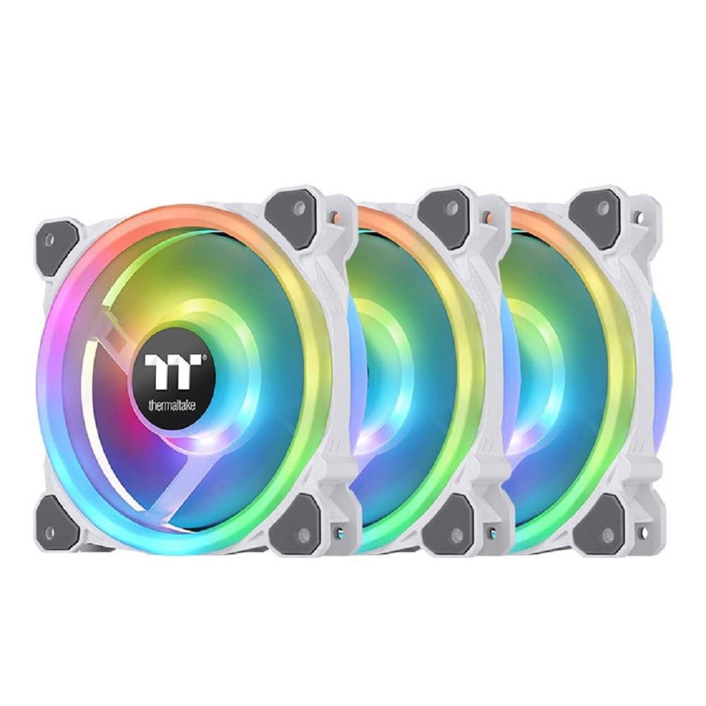 Thermaltake Riing Trio 12 RGB Radiator Fan White 3 Pack