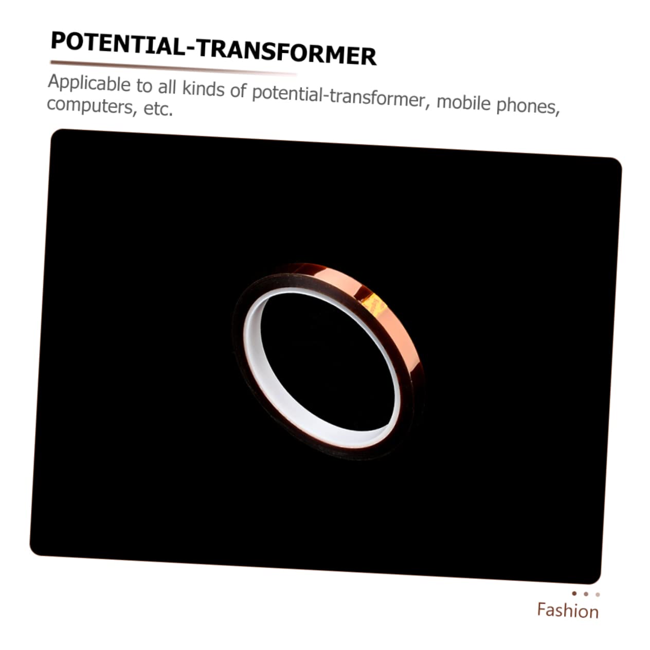 PRETYZOOM 4 Rolls Adhesive Shielding Tapes Conductive Tape for Guitar Waterproof Heat-Resistant for Electronics