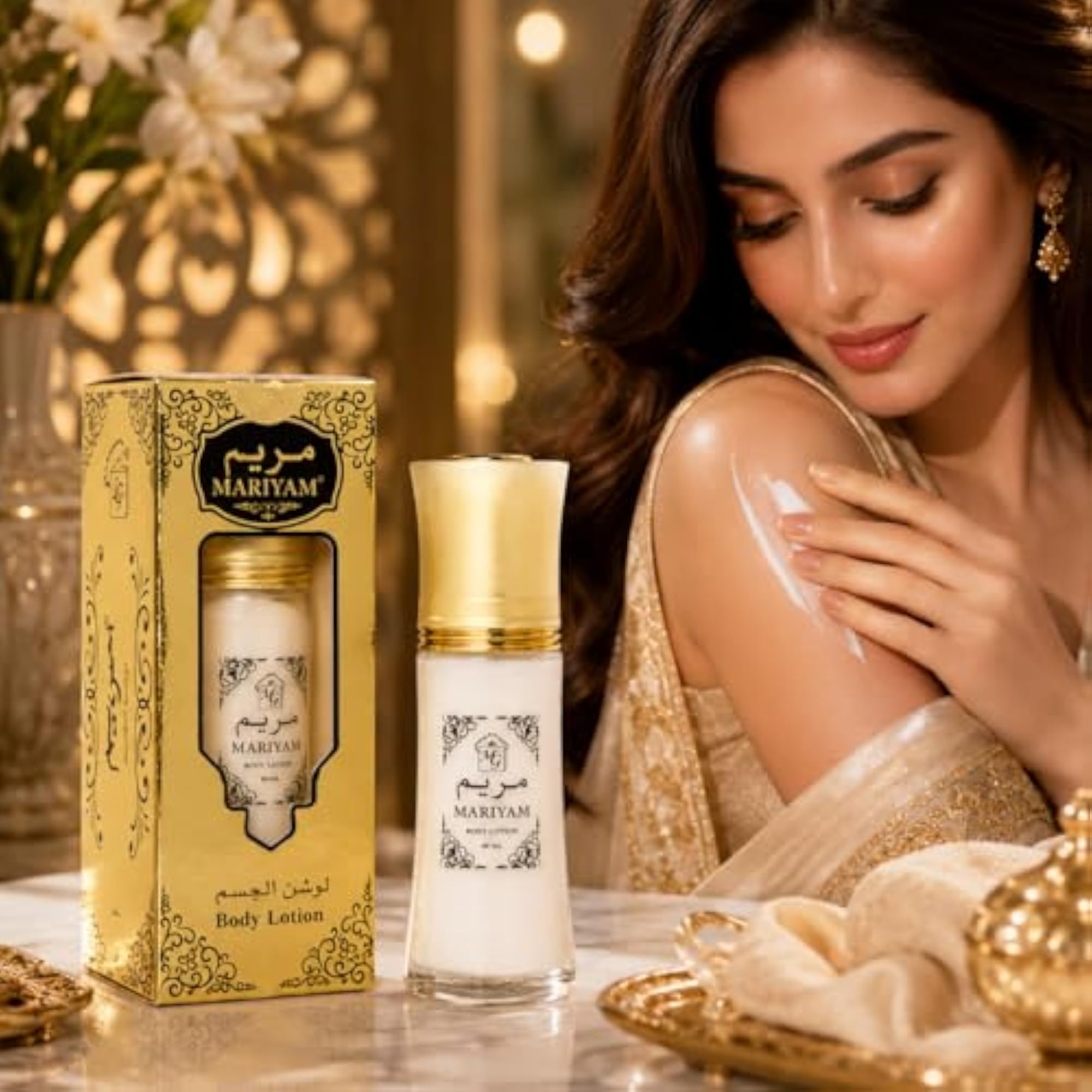 Mariam Body Lotion Gold 40ml for Soft Skin