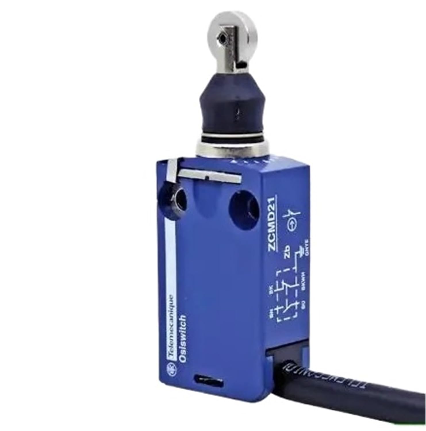 1PCS Limit Switch ZCMD21 Direct Action Metal Roller, 1-Meter Cable, One Open and One Close XCMD2129L1(ZCMD21+ZCE29)