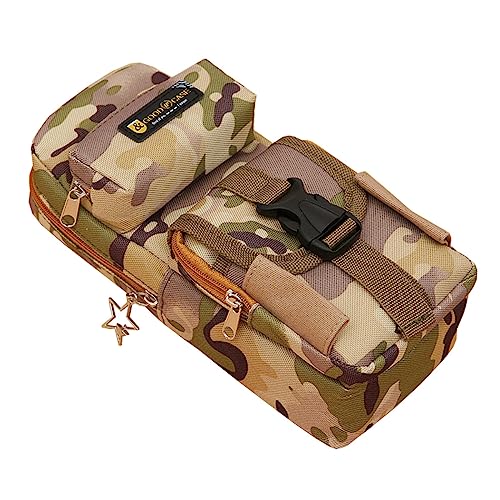 Camouflage Pencil Case for Boys,Multifunction Large Capacity Pen Box Bag Kids Gift School Stationery Supplies (Desert)