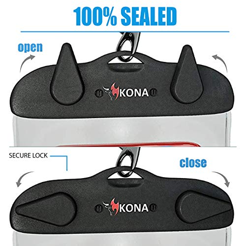 Kona Submariner Waterproof Phone Pouch - Floating Waterproof Phone Protector Ideal For Iphone | Ultimate Protection Waterproof Phone Case Ensures Safety - Universal Waterproof Pouch Keeps Phone Dry #TOP2