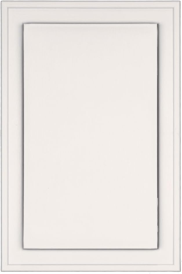 Builders Edge 130120001117 Jumbo Mounting Block 117, Bright White