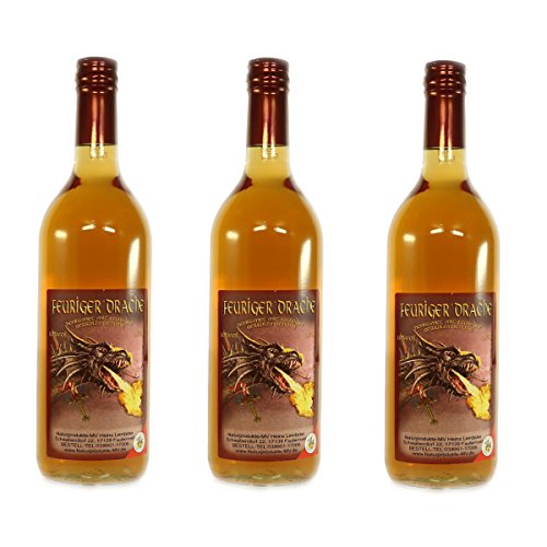 3 Flaschen Met Feuriger Drache 0,75 Liter 10% vol. Honigwein