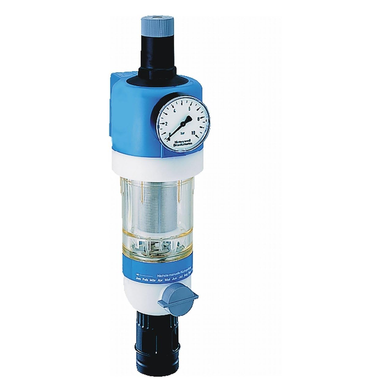 Resideo Braukmann FKN74C-1AN patentierte Rückspülfilterkombination 1 Zoll mit Druckregler und Manometer ohne DA74C montageset