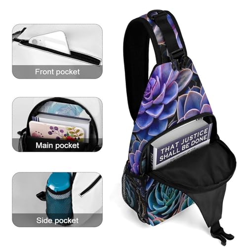 Mochila Sling Crossbody para senderismo y viaje miniatura 4