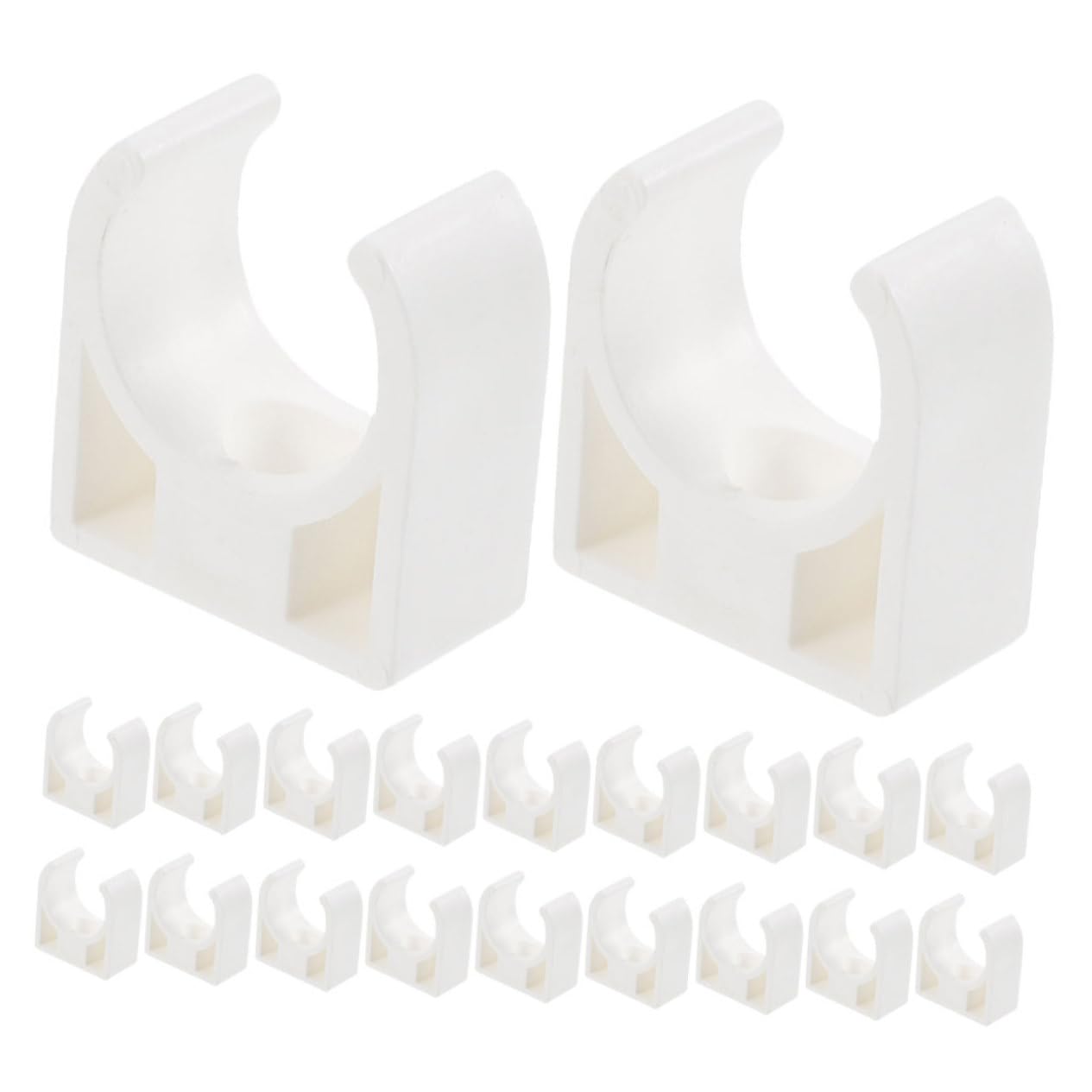 BUTIFULSIC 20pcs Motor Clip Mini Motor Holder Small Motor Holder Motor Brackets Dc Motor Bracket Dc Motor Holder Dc Motor Base Dc Motor Mounting Brackets Mini Motor Mounting Brackets Plastic