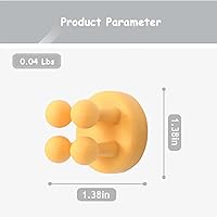 Vista 3 de Portacepillos de dientes de silicona para baños, soporte de afeitar para ducha, soporte de cepillado de dientes, soporte de pared para cepillo