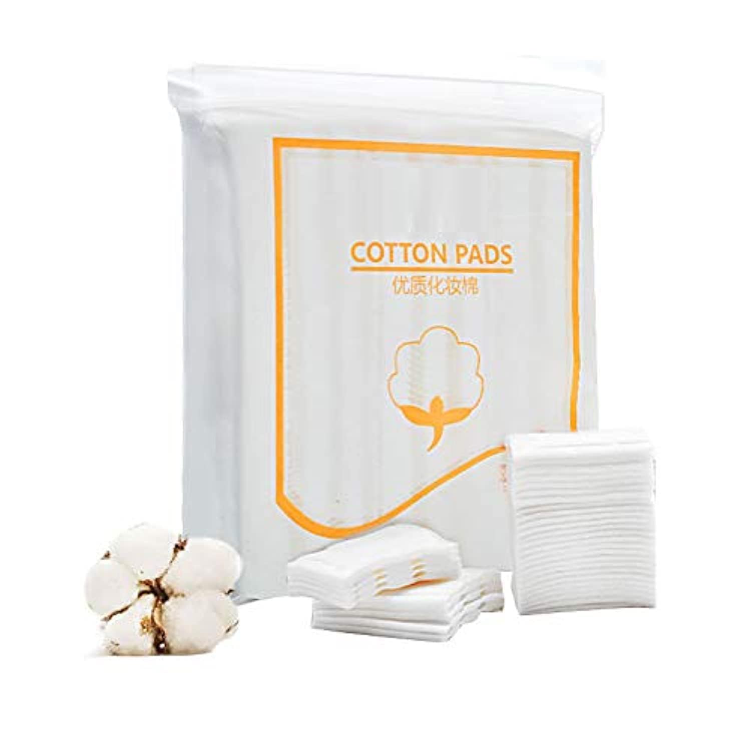 Makeup Remover Pads, 222pcs 100% Pure Cotton Pads, Three-layer Thickened Cotton for Cosmetic, Sensitive Skin, Nail, and Personal Care, Save Water Soft Gentle Makeup Tools, Disposable Face Towel