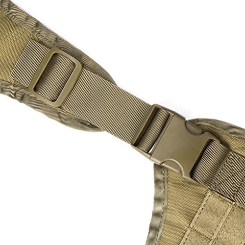 Suprimentos Dog Out- Colete de cão de serviço tático resistente à água Confortável arnês militar de