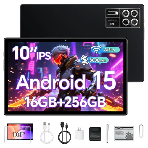 Amazon.co.jp: 10インチ Android 15 タブレット、12GB RAM + 256GB