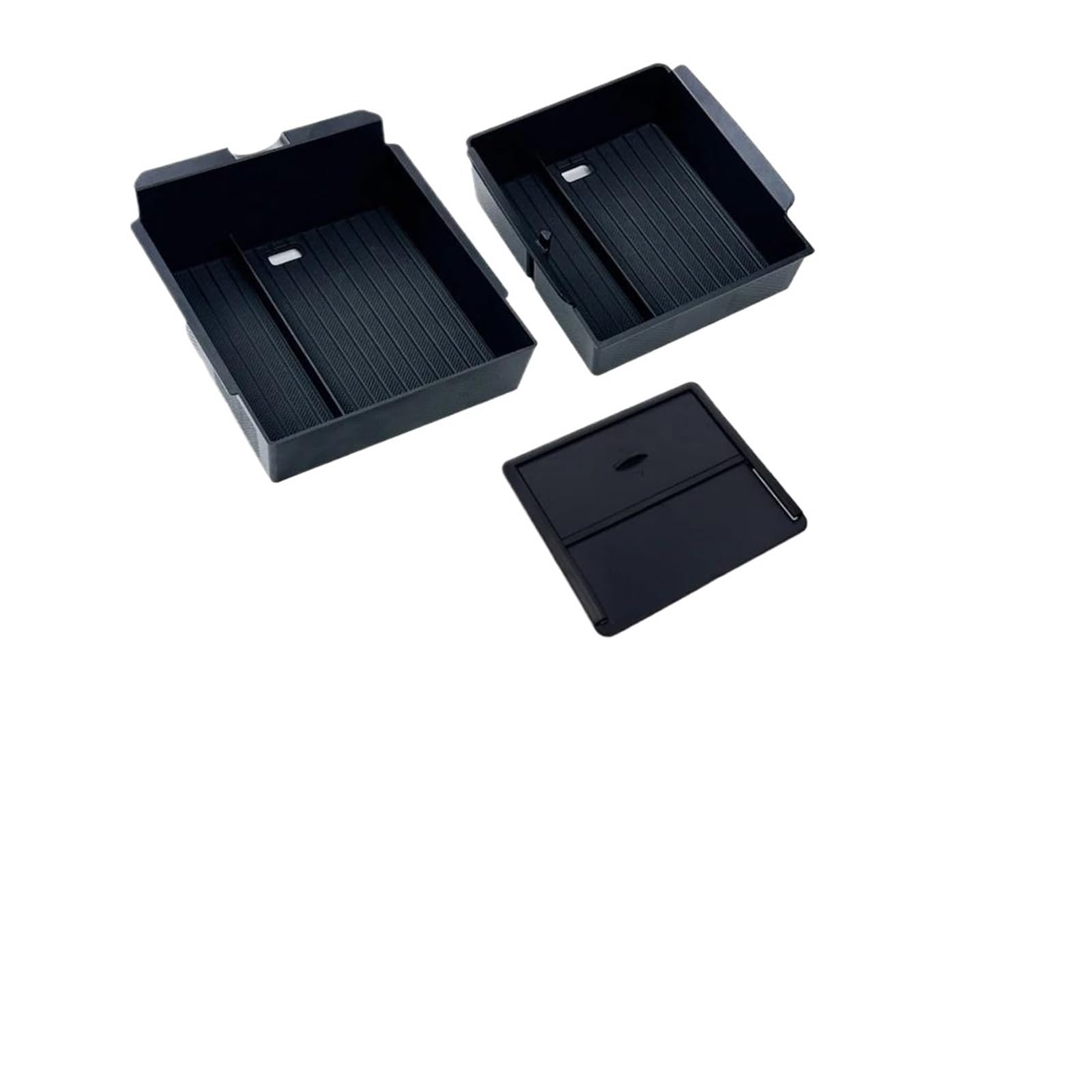 AHRPKAMERD Centre Console Organiser Tray For Tesla For Model Y For Juniper For Launch 2025 For 3 For Highland 2024 Console Armrest Storage Box Organizer ABS Armrest Storage Box(7)