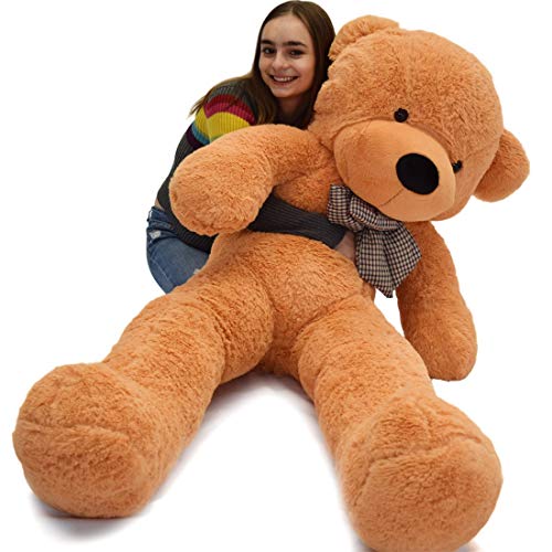 Vercart Oso de peluche gigante, color marrón claro Talla:200CM