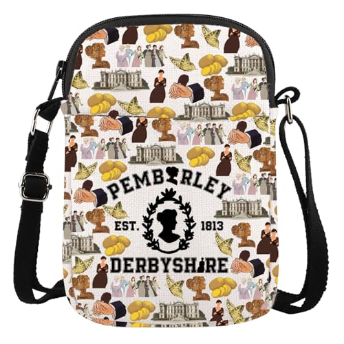 Gzrlyf Romance Bookish Gift Pride Inspired Crossbody Bag Literatures Gift For Reader Bookworm Wallet Bag