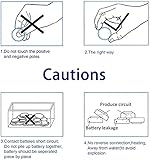 LR1130 AG10 SR1130 LR54 Battery 1.5V Long-Lasting Alkaline Button Cell Batteries, Pack of 20, PKCELL - Image 9
