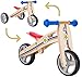 BIKESTAR 2 in 1 Bicicleta sin Pedales Madera para niños y niñas Bici Ajustable 7 Pulgadas | Bicicleta y Triciclo Mini a Partir de 1-1,5 años | 7" Edición Sport Azul