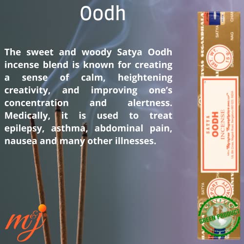 Original Satya Nag Champa Oodh Incense Sticks - Image 2