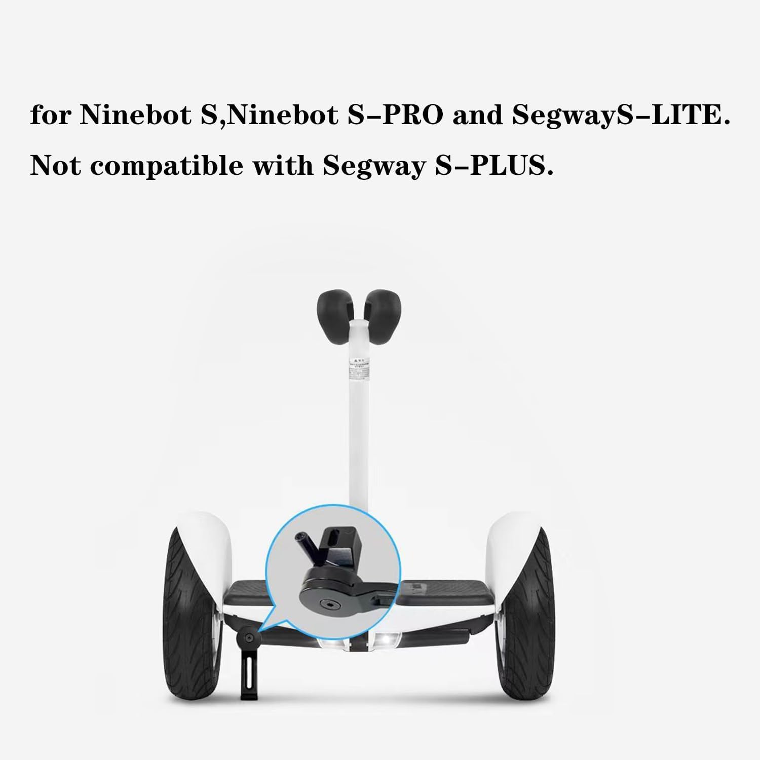 Kickstand for Segway Ninebot S Series Self-Balancing Scooter - Fits S/S2/S Pro/Mini PRO, Easy Installation Anti-Tip Accessory (NOT for S-Plus)
