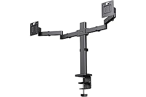 ErGear Adjustable Dual Monitor Desk Mount Stand