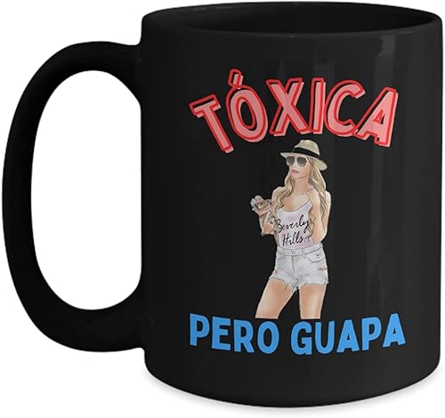 Miniatura 3 de Toxica pero guapa cumpleaños - Taza de café original
