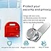 OqcEha Cam Lock,Letter Box Locks,Cylinder Lock， 3 Pcs Mailbox Lock, 1-1/8Inch Cabinet Locks and Cam Locks for Toolbox Keyed Alike, Secure Drawer (Color : Silver, Size : 11/8Inch)
