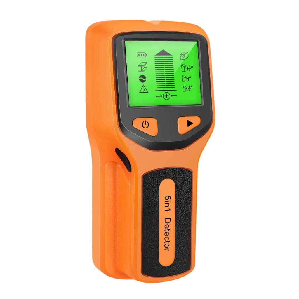 5 in 1 Stud Finder Wood Metal Pipe Wire Wall Sensor Scanner LCD Detector Orange| Business & Industrial|Other Business & Industrial-image-42