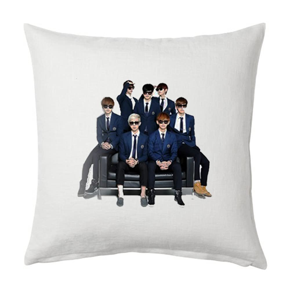 ZAP BTS Artistic Printed Decorative Pillow Cushion 40 x 40 cm