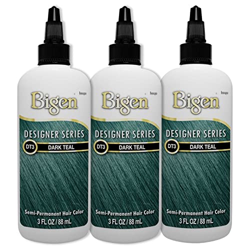 Bigen DT3 Dark Teal Color Semipermanente 3 Unidades miniatura 1
