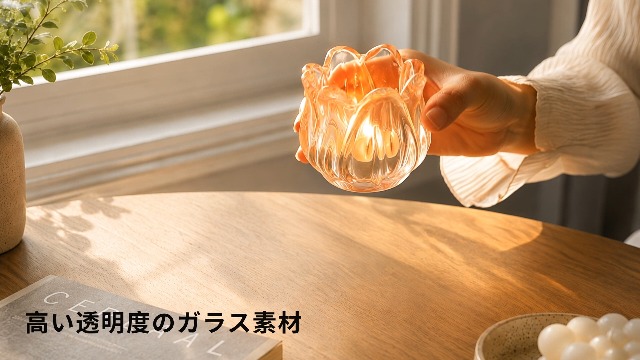 Amazon.co.jp: Annhua キャンドルホルダー チューリップ キャンドル