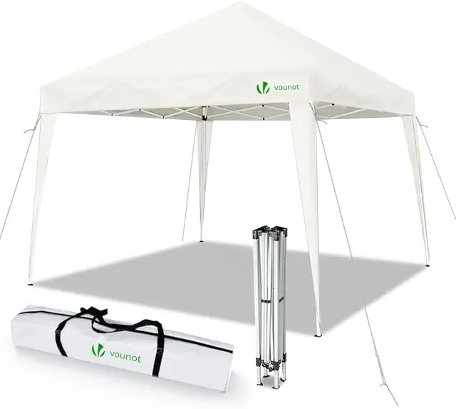 Gazebo Plegable 3x3 m Blanco - Tenda para Jardim Pop Up