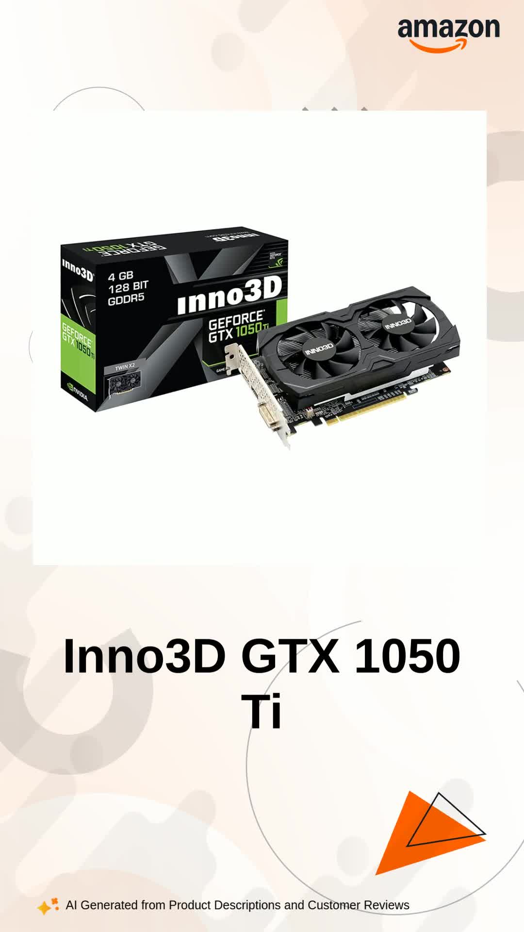 Amazon.in: Buy INNO3D NVIDIA GEFORCE GTX 1050 Ti X2 4 GB GDDR5 128