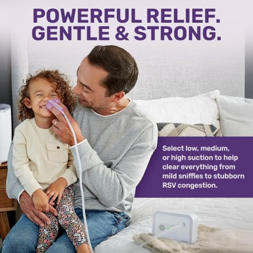 Image of Electric Baby Nasal Aspirator | The NozeBot by Dr. Noze Best | Hospital Grade Suction | Nasal Vacuum | Safe for Infants and Toddlers