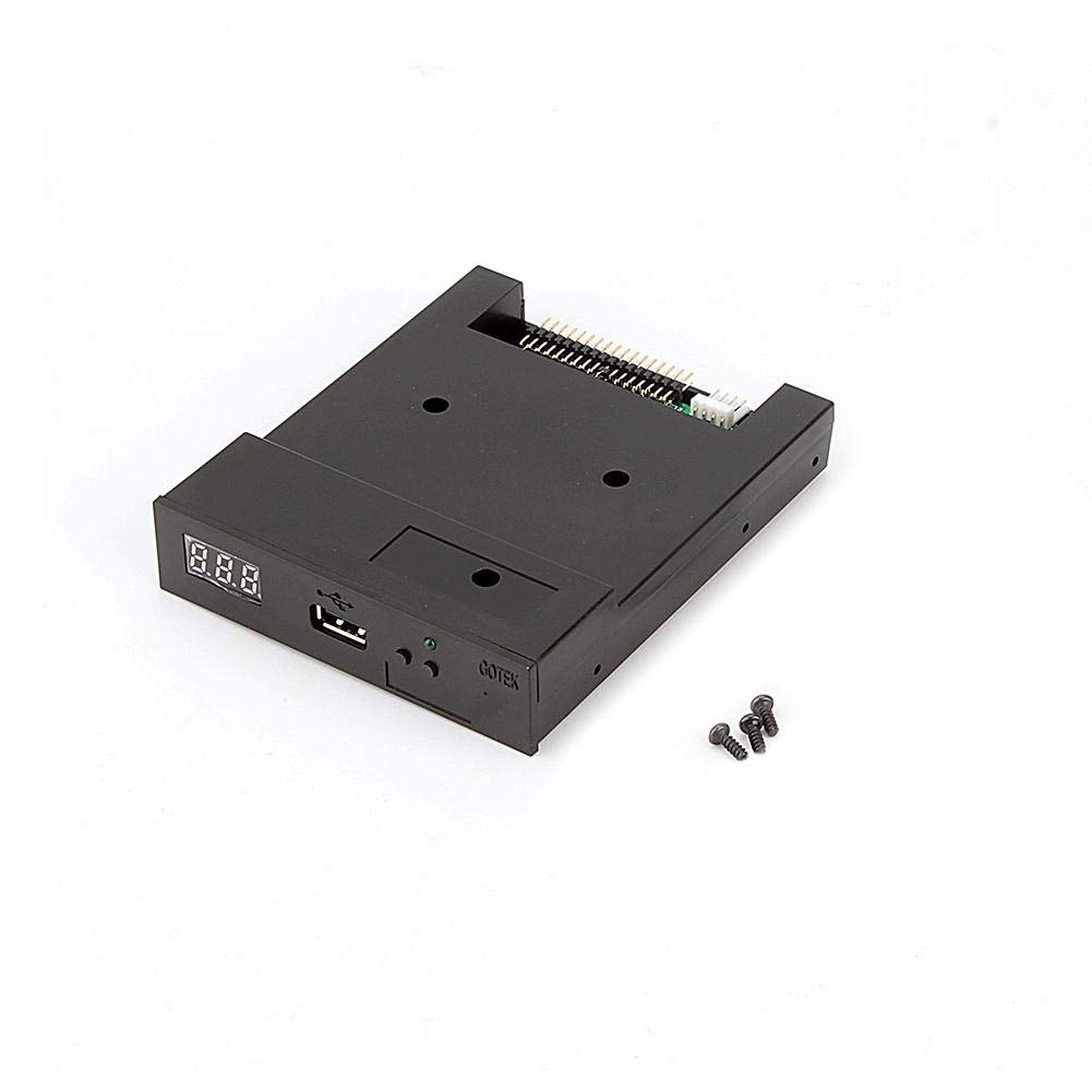 Brrnoo Lecteur de disquette USB, simulateur de lecteur de disquette 3,5" 1000 vers émulateur USB de clavier musical