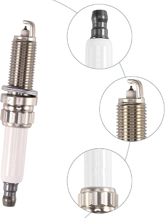 Baceyong Iridium Spark Plugs Car Accessories ILZKBR7B8DG Compatible with Mini Cooper R58/S/R56 Compatible with Citroen DS4 4Pcs 95770 22401-CK87B-VA 12127570106