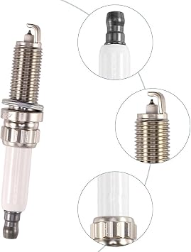 Baceyong Iridium Spark Plugs Car Accessories ILZKBR7B8DG Compatible with Mini Cooper R58/S/R56 Compatible with Citroen DS4 4Pcs 95770 22401-CK87B-VA 12127570106