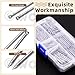 Wokape 400Pcs Finishing Nail Assortment Kit, 1 1/32