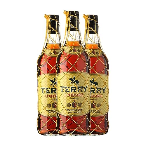 Brandy Terry Centenario Botella Especial 2 L (Caja de 3 Botella Especial de 2 L)