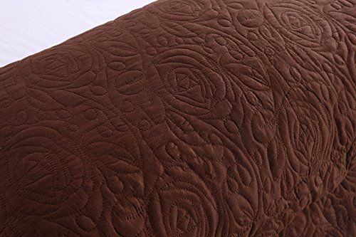 Marcielo QUEEN_EMBROIDERED PILLOWSHAMS_BROWN 2-Piece Embroidered Pillow Shams thumb #3