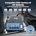 GIANDEL 5000W Pure Sine Wave Power Inverter 12V to 120V AC,7000W Max,Compatible with All 12V Batteries,Dua Remote,2x20Amps outlets,1x45amps Hardwire Ports,FCC Approved for RV Campers Off-Grid Solar