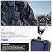 JOREMX for AirPods Pro 3 Case (2025) with Phone Stand,Military Hard Case with Lock Design Protection Cover for Airpods Pro 3 Gen with Cleaning Pen&Keychain,Blue
