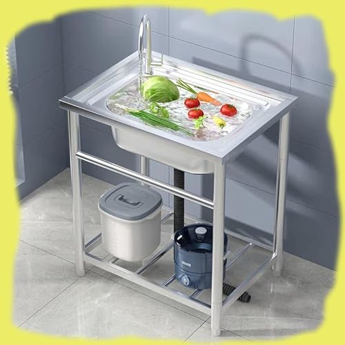 Gskfxj Xiaofei Edelstahl Ausgussbecken 65x50cm