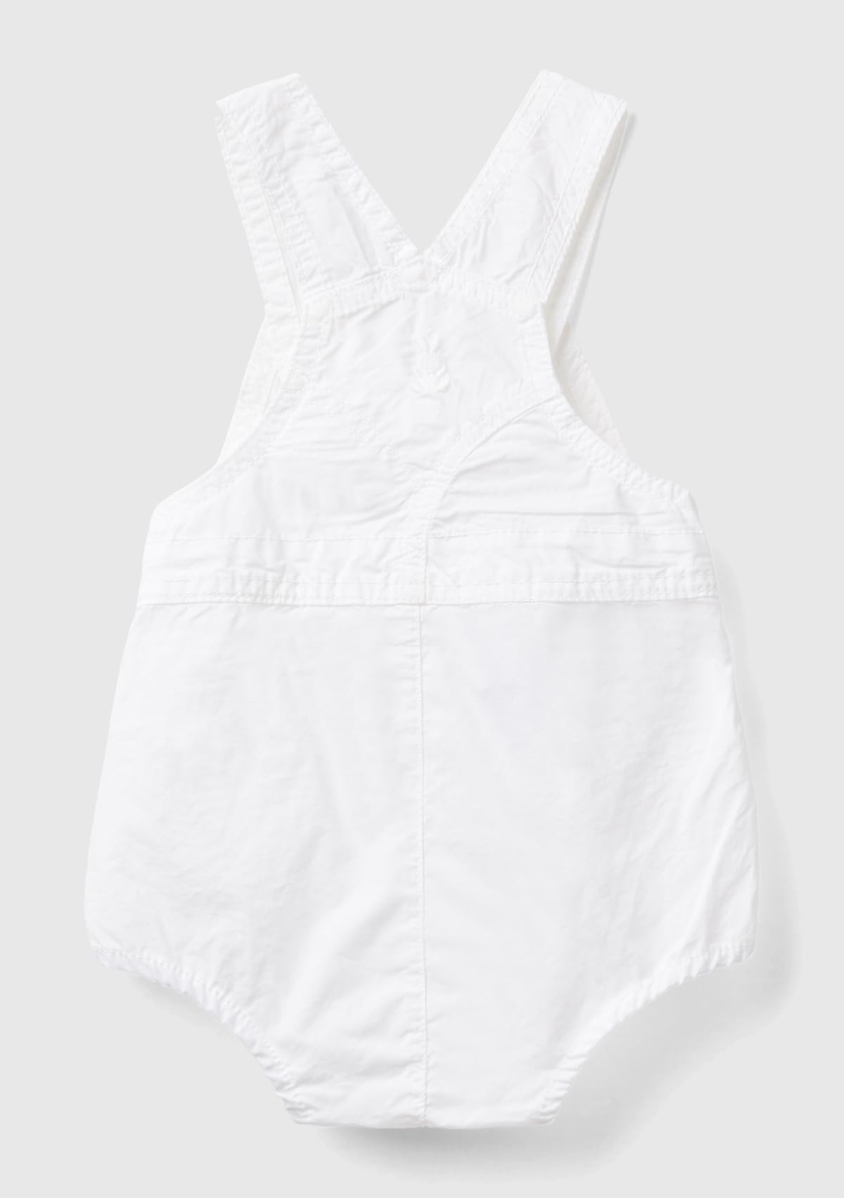 United Colors of Benetton Salopette 4U3KAT011, Peto Bebe Bebé-Niños, Bianco,