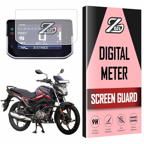 Image of ZEIR Screen Protector Compatible with HERO GLAMOUR X 2026 Digital Meter Scratch Guard For GlamourX | Water Resistant | 9H Bike Instrument Cluster Scratch Cover Accessory 2025+ [Not Tempered Glass] (Glamour X - Pack1)