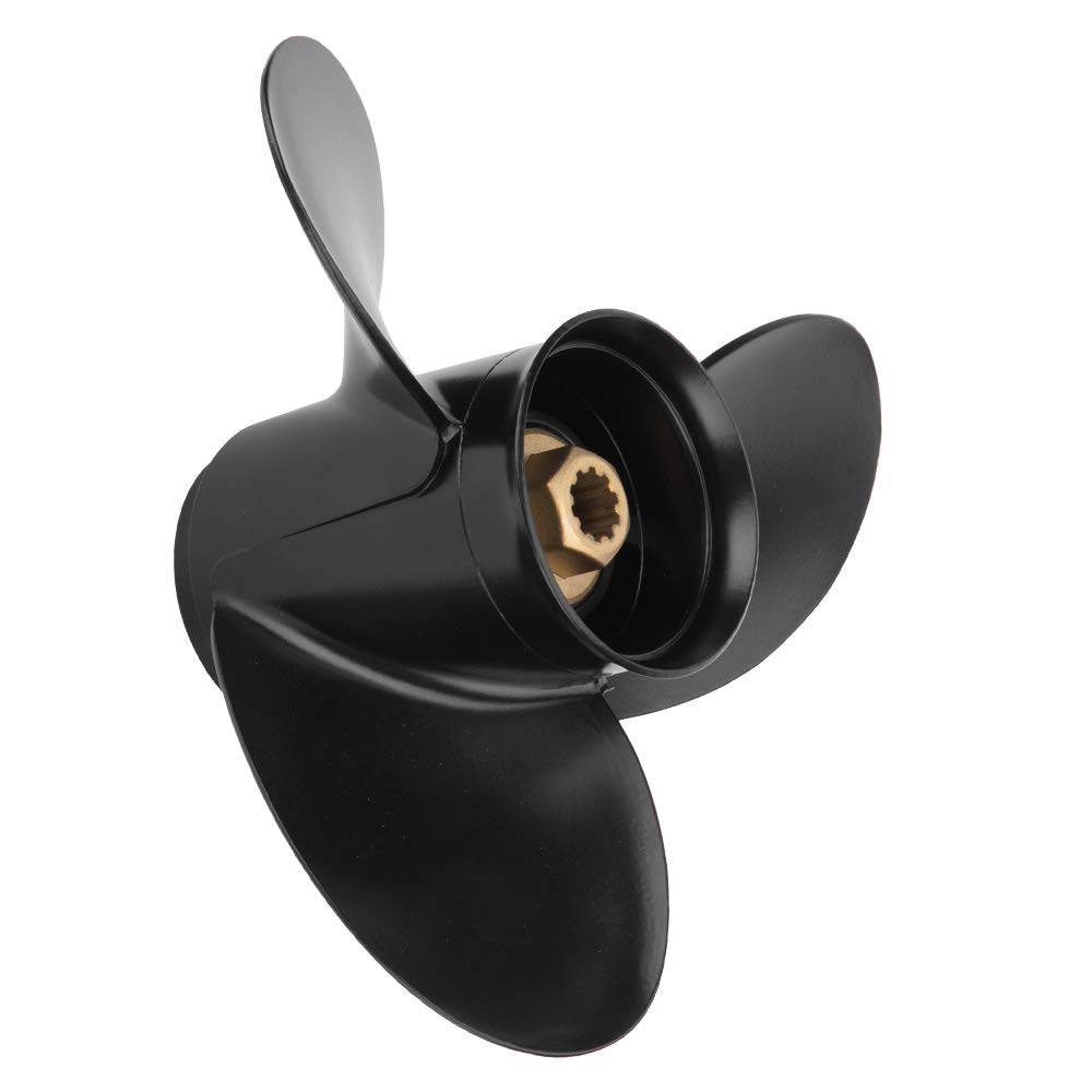 10 3/8 x 13 (10 Spline Tooth) OEM Parts No.48-19640A40 Upgrade Aluminum Boat Outboard Moto Propeller fit Mercury Engines 9.9/15/18/20/25HP, RH