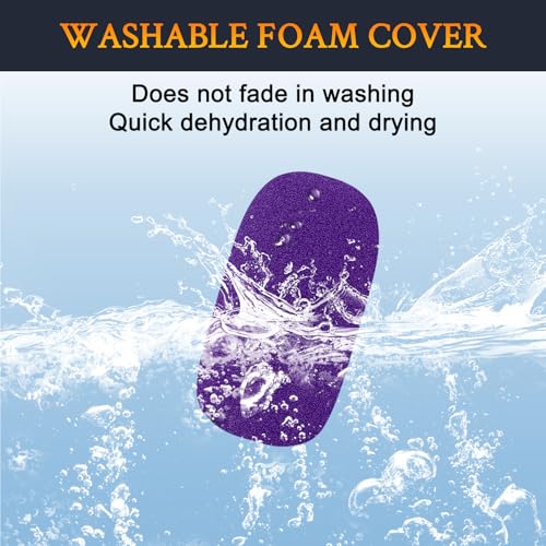 Image of SOULWIT Replacement Mic Cover for Bose A20 /A30 Aviation Headset, Microphone Spongue Filter 4-Pack Foam Cover WindScreen - Purple