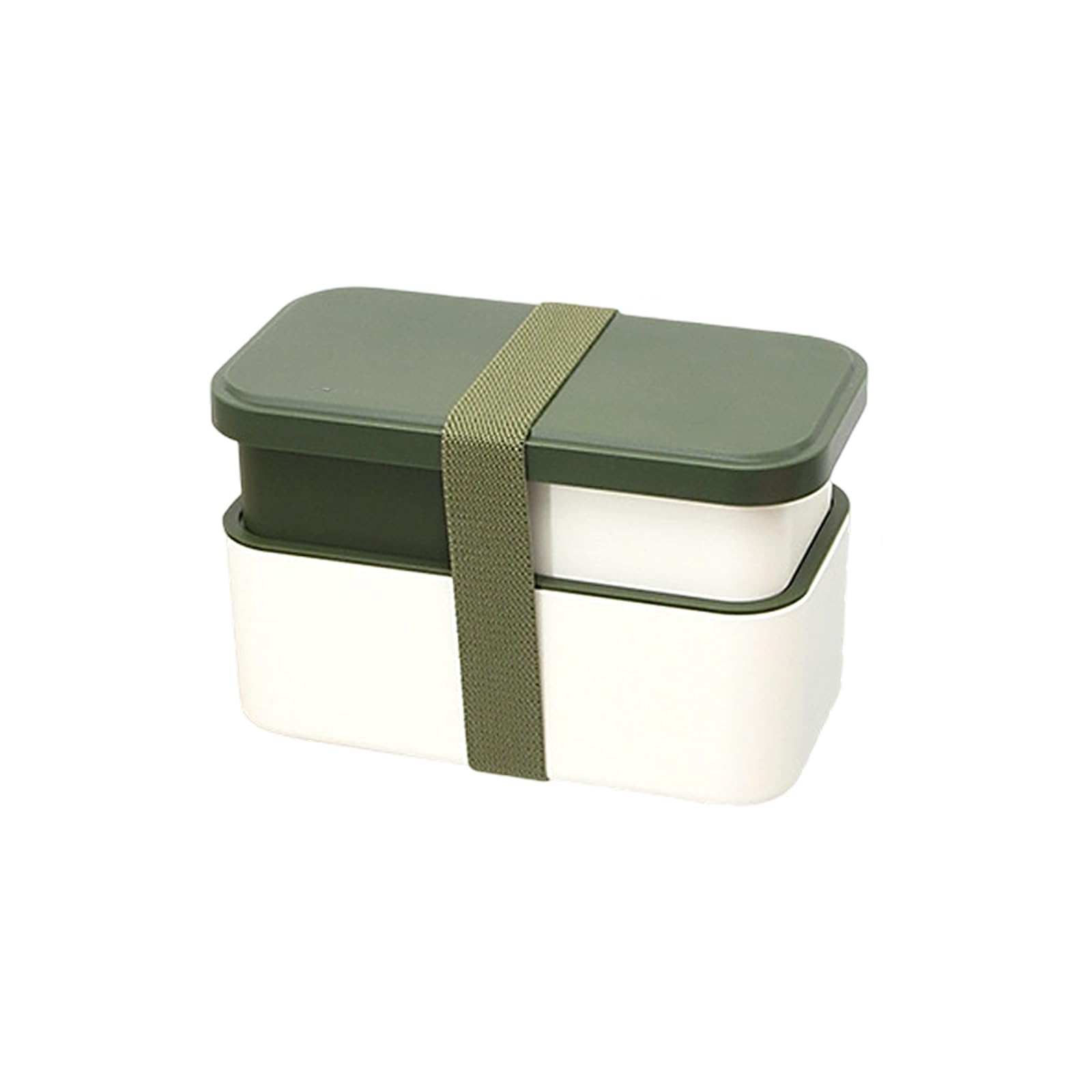 jiingekk Leak Proof Double Layer Meal Container with Silicone Seal and Multiple Compartments Divided Lunch Holder Lunch Box