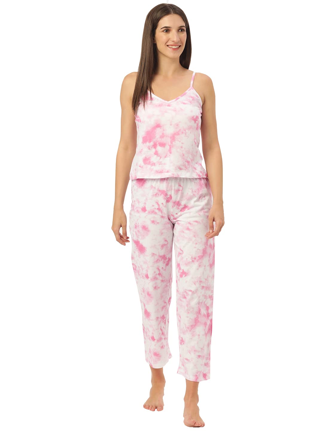 GALYPSOPink Tie & Dye T-Top & Pants Set