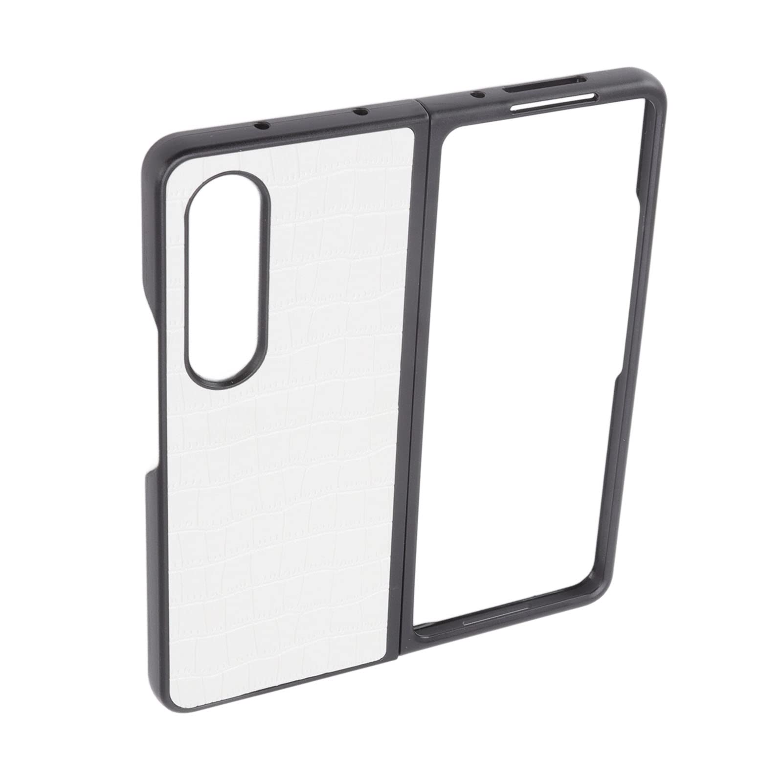 SIXRUN Custodia a Conchiglia con Schermo per Samsung Z Fold 4, Pelle PU