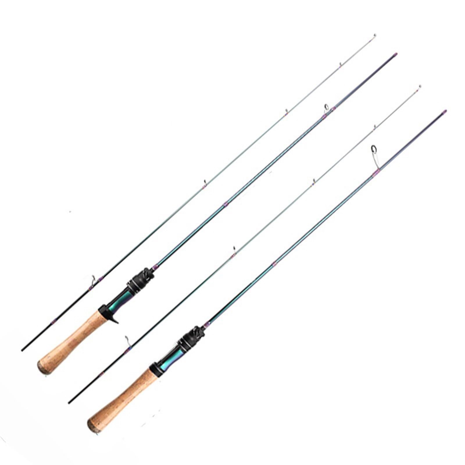 Wędki wędkarskie z solidną przynętą UL Tip 0,6-8g Linia 2-6lb Szybki, ultralekki, spinningowy pręt odlewany do pstrąga Podróże wędki wędkarskie